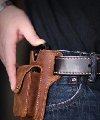 Pochette ceinture homme