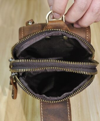 Étui Ceinture En Cuir Pour Doro 6040/6041 - Protection Extérieure, Avec Fermeture Magnétique Et Fentes Cartes - 7