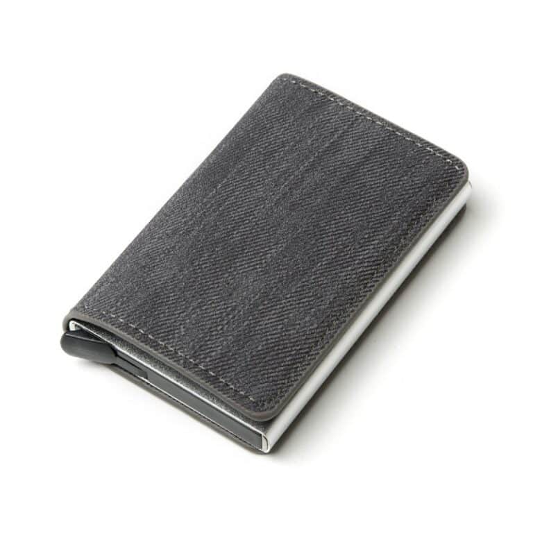 Porte-cartes En Similicuir PU – 20 Fentes Transparentes, Compact, Pour Homme Et Femme (11 X 9 Cm, Organisation Banque & Affaires) - 10