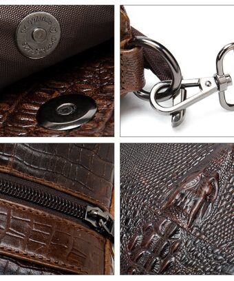 Sac bandoulière cuir homme