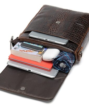 Sac bandoulière cuir homme