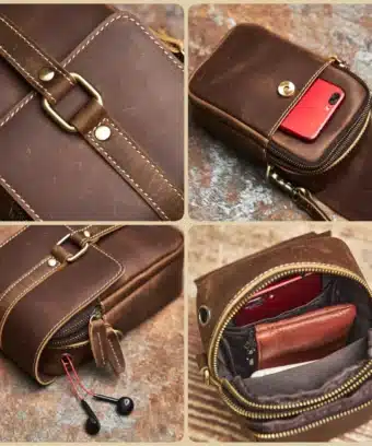 Sacoche homme ceinture