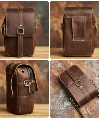 Sacoche homme ceinture