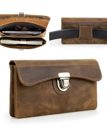 Pochette homme ceinture