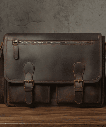Cartable Homme En Cuir Marron Fonce 379.png
