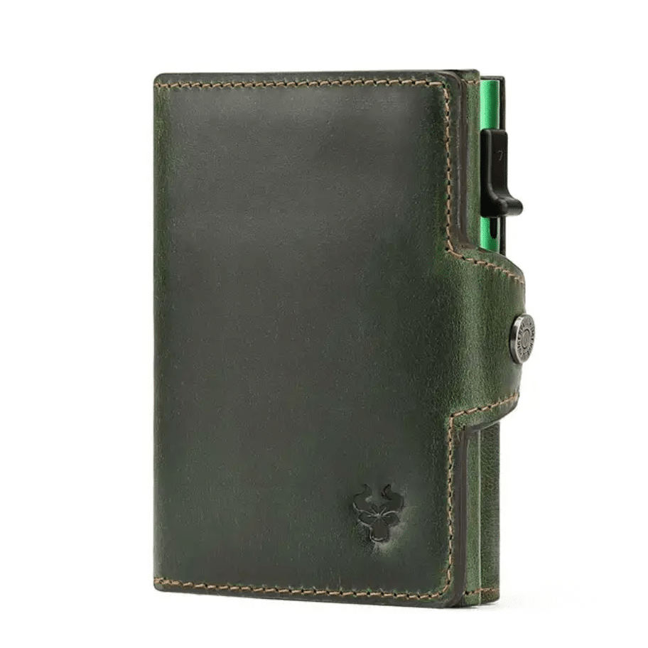 Porte Carte Homme Cuir Vert 254.png
