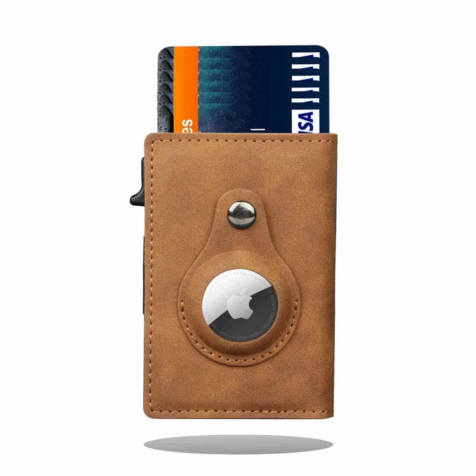 Porte Cartes Homme Support Airtag Camel 664.jpg