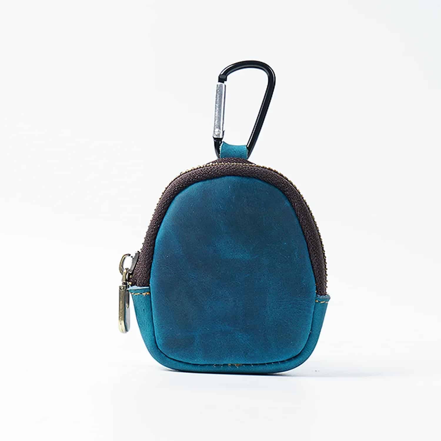 Porte Monnaie Porte Cles Multifonctions En Cuir Bleu 479.jpg