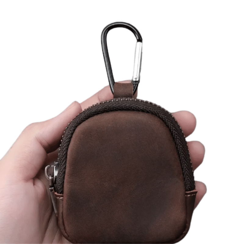 Porte Monnaie Porte Cles Multifonctions En Cuir Marron Fonce 95.png