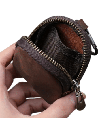 Porte Monnaie Porte Cles Multifonctions En Cuir Marron Fonce 96.png