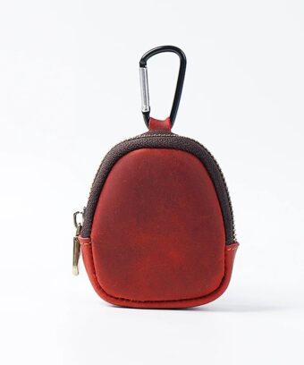 Porte Monnaie Porte Cles Multifonctions En Cuir Rouge 139.jpg