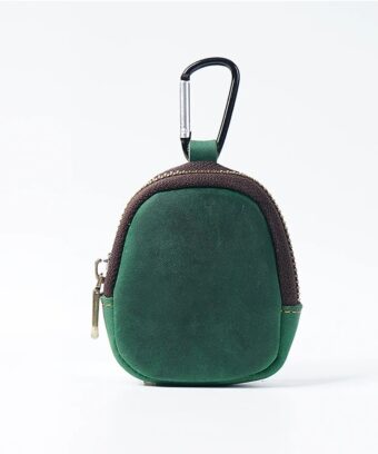 Porte Monnaie Porte Cles Multifonctions En Cuir Vert 109.jpg