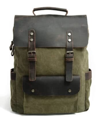 Sac A Dos Cuir Et Toile Vert 321 2.jpg