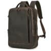 Sac A Dos En Cuir Ergonomique Marron Fonce 601.jpg