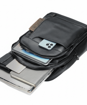 Sac A Dos Homme Cuir Noir 124.png