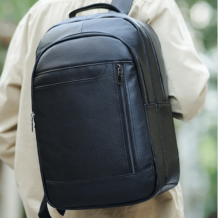 Sac A Dos Homme Cuir Noir 437.png