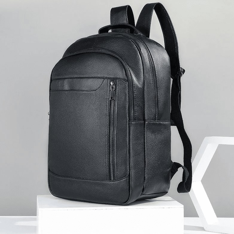 Sac A Dos Homme Cuir Noir 672.png