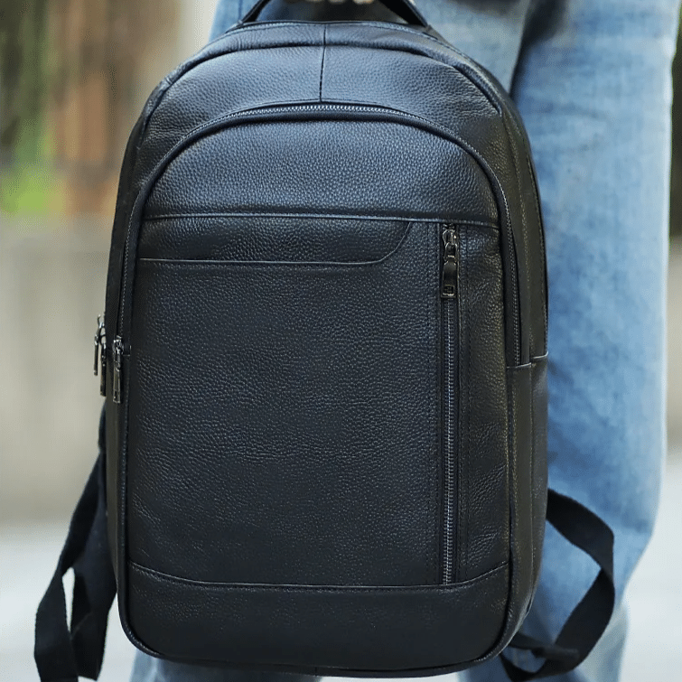 Sac A Dos Homme Cuir Noir 808.png